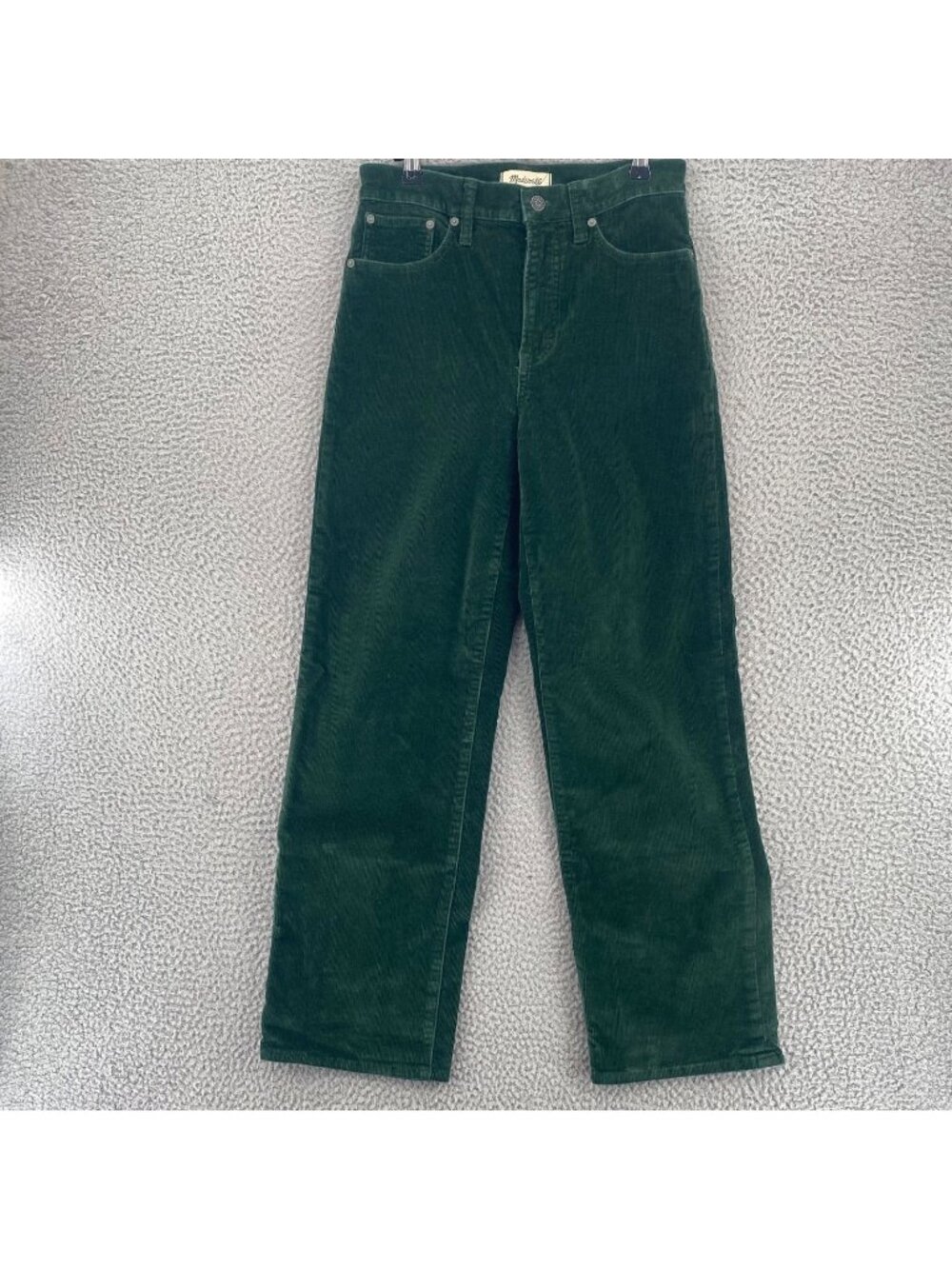 Madewell Jeans Womens 26 Forest Perfect Vintage Wide Leg Pant Corduroy Edition